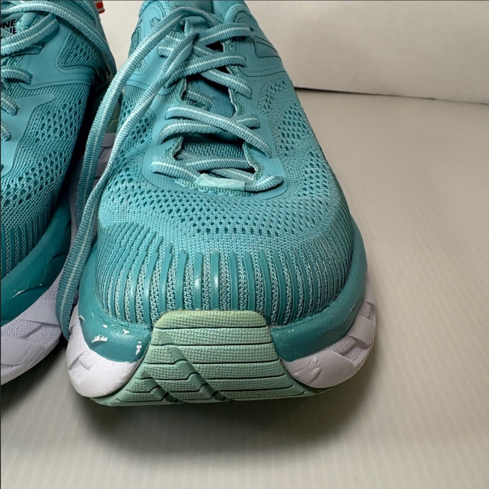 HOKA ONE Bondi 7 ATHLETIC Running SHOES in Eggshell Blue - Men’s - Size 8 US - Picture 7 of 16